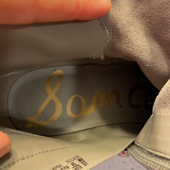 Sam Edelman woman’s beige suede booties - Picture 10 of 12